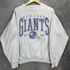 Vintage New York Giants Sweatshirt, Retro NFL Football Ash Color Men Women