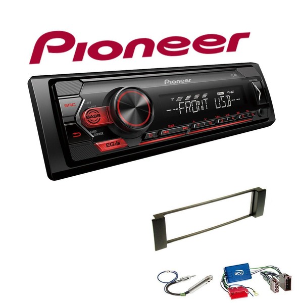 Pioneer 1-DIN Autoradio USB AUX Android Einbauset FüR Audi A3 Facelift Schwarz-image