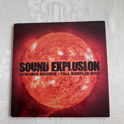 SOUND EXPLOSION LIFEFORCE RECORDS FALL SAMPLER 2005 CD