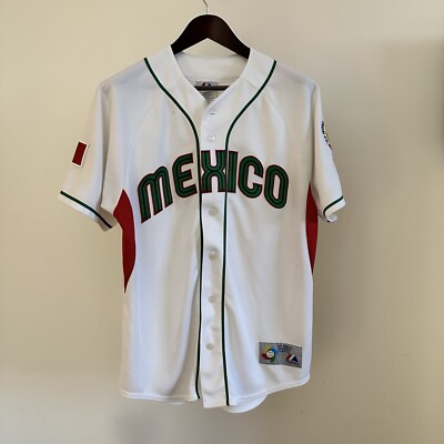 2009 World Baseball Classic Mexico Jersey Size M Rare Majestic