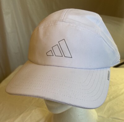 Adidas Unisex White Aeroready  Superlite Trainer 2 Adjustable Hat-New With Tags