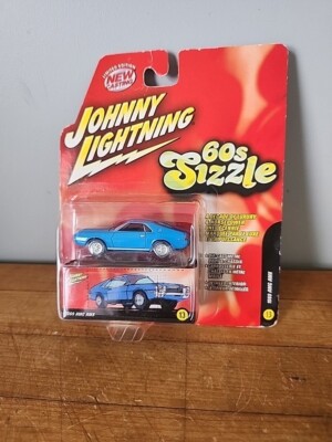 1969 AMC AMX Johnny Lightning 60s SIZZLE 1:64 DIE-CAST Blue