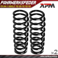 2x Federn Fahrwerksfeder Hinterachse für BMW 2 Cabriolet F23 3er F30 F35 F80
