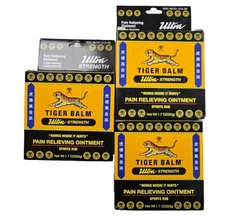 Tiger Balm Ultra Strength Pain Relieving Ointment BIG 50gm Tin ( 3 pack ) ^^