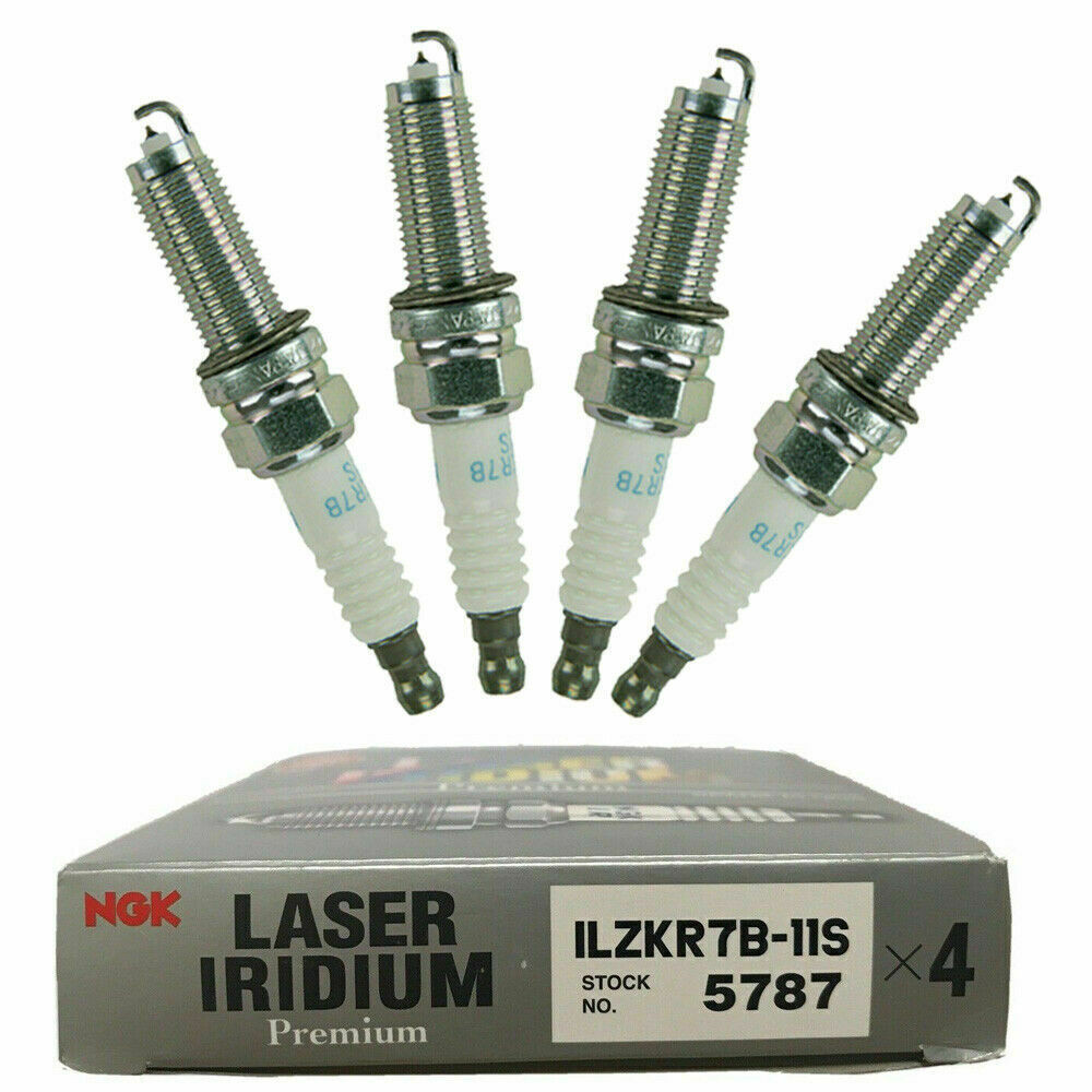 4Pcs Laser Iridium Spark Plugs For ngk Fits 2010-2014 Honda CR-V 2.4L L4 Kit Set