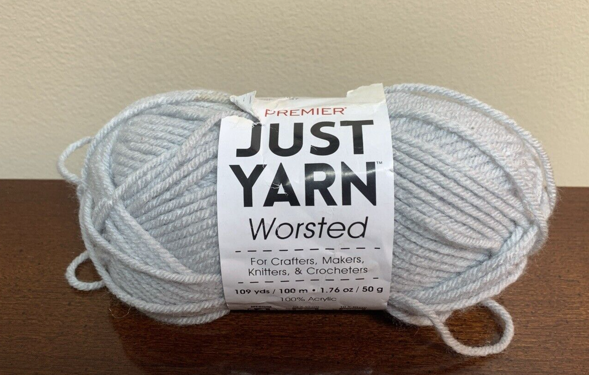 New Premier Just Yarn Worsted 1.76 oz - Mist 2066-04 | eBay