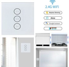 Smart Wifi Schalter Zeitschaltuhr APP Touch für Rolladen Jalousie Rohrmotor-