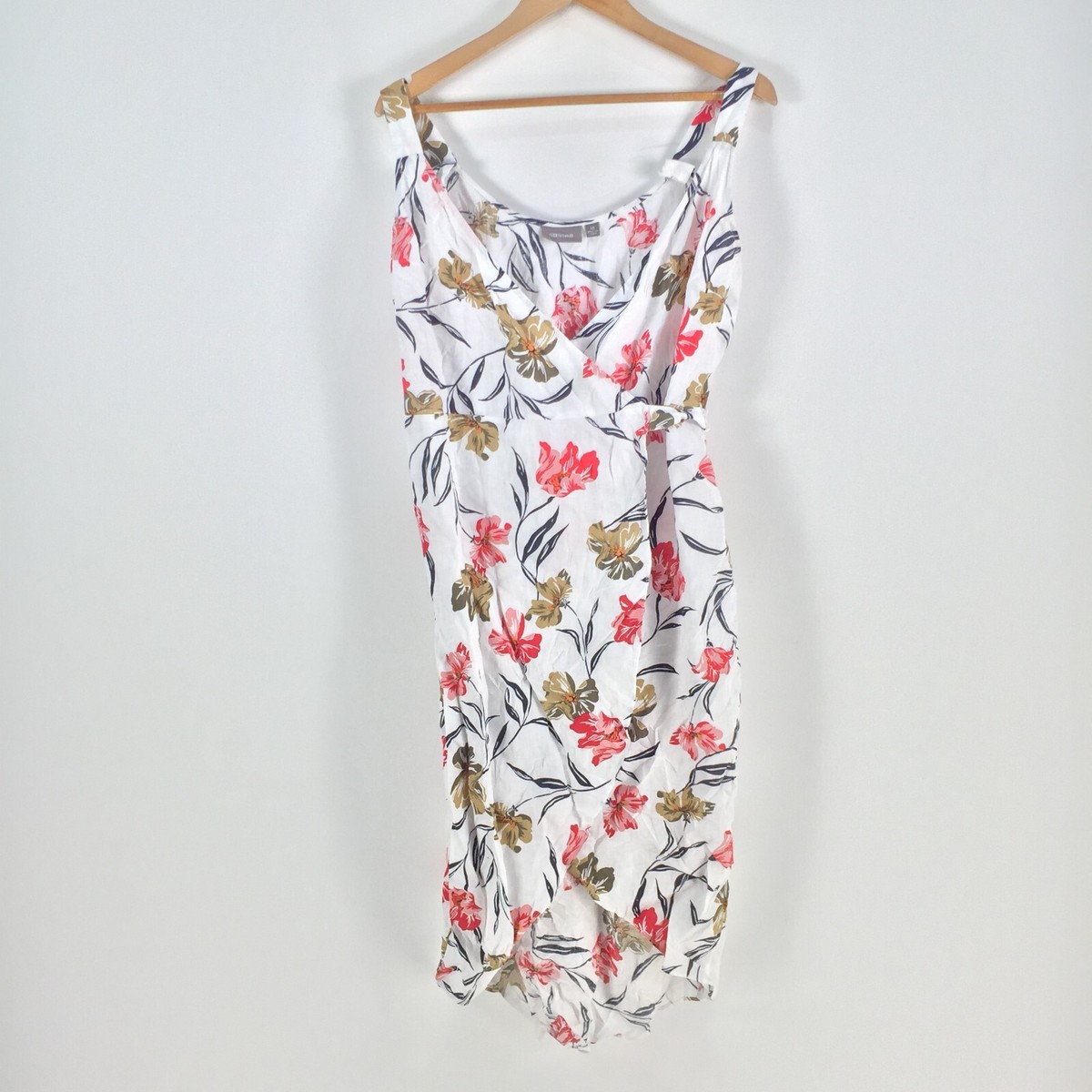 knee length dresses for ladies Sunshower Flowy Linen Dress