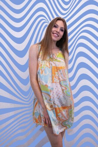 1960’s Psychedelic Slip Dress - image 1