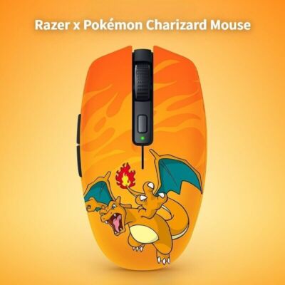 New Razer x Pokémon Charizard Orochi V2 Wireless BT Gaming Mouse Limited Edition