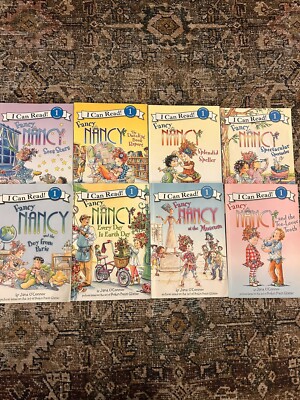 Fancy Nancy I Can Read! Books Lot of 8 Level 1 Beginning Reading Jane O Connor