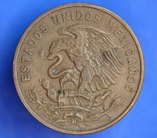 1967 Mexico 20 Centavos, ESTADOS UNIDOS MEXICANOS coin             **[30088]