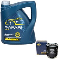 MotoröL Set 20W-50 5 Liter + ÖLfilter SM 836 FüR Audi 200 Avant VW Lupo