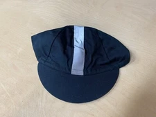 SWRVE Cycling Cap Black with Reflective Stripe, Red Lining, NOS, One Size