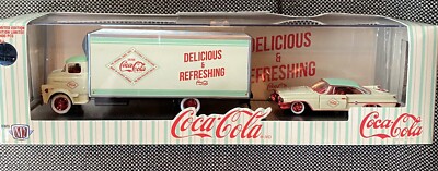 M2 Machines Coca Cola Hauler 1960 Chrysler 300F & 1958 Dodge COE