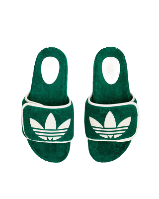 Men’s Gucci, X Adidas monogram, GG slides size 13 made in Italy Adidas x Gucci Mens Slides Sandals Size 10G Red Sold Out! | eBay main image 4