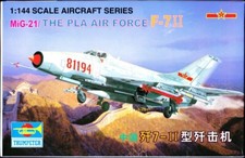 MiG-21/The PLA Air Force F-7 II - Trumpeter 01325 | kingshobby.com