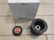 MOZZO VOLANTE SPORTIVO FIAT 126/FIAT 127 CAMP. con PULSANTE  CLACSON  E  STEMMA 