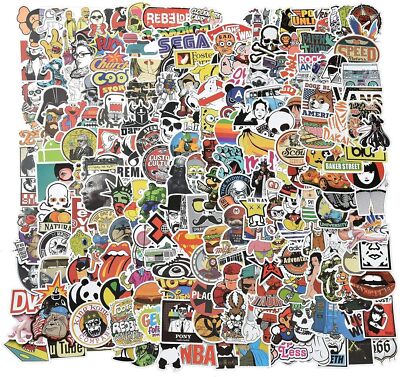 Willingood Aufkleber 200 Stück Wasserdicht Vinyl Stickers Graffiti Style Decals