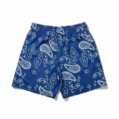 Eric Emanuel EE Paisley Mesh Shorts Blue White Size S New | eBay