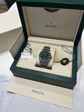 Rolex Oyster Perpetual 36mm Green 126000 2023 Box And Papers Great Condition