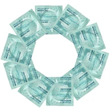 100Pcs Ultra Thin Latex Condoms Extended Pleasure Extra Time Bulk Pack Sex Delay