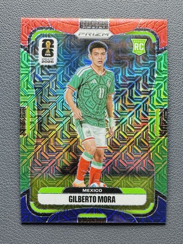 2026 Panini Prizm World Cup Gilberto Mora Rookie RC Red Green Blue RGB Mojo SSP