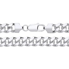 925 Solid Sterling Silver Extra Heavy 10.2mm CUBAN Curb Chain 22 24 26 30 inch