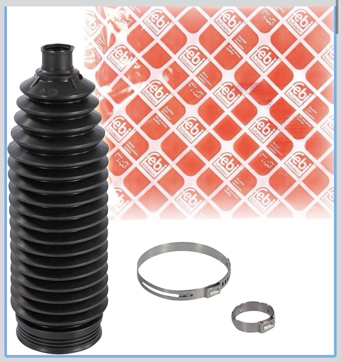 Front Steering Boot Set Fits Volkswagen Bora 4motion Golf Van Variant Febi 37764