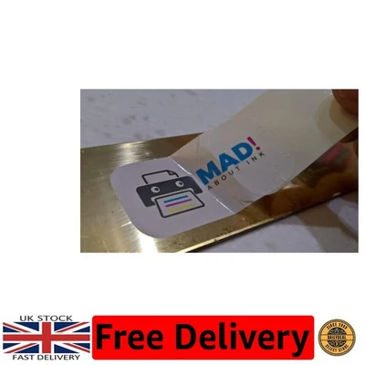 A4 Clear Waterslide Decal Transfer Paper for Artistic Inkjet Printing - 5 Sheets - Image 1 of 2