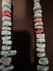 Turquoise Red Coral Beaded Necklace — photo 4