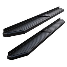 6-inch Black Stainless Steel Flat Style Running Boards Nerf Bars Side Steps