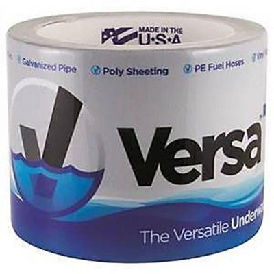 Versa Tape Black 3 in X 15 Ft X 20mil Waterproof Tape Works Underwater LOT of 5