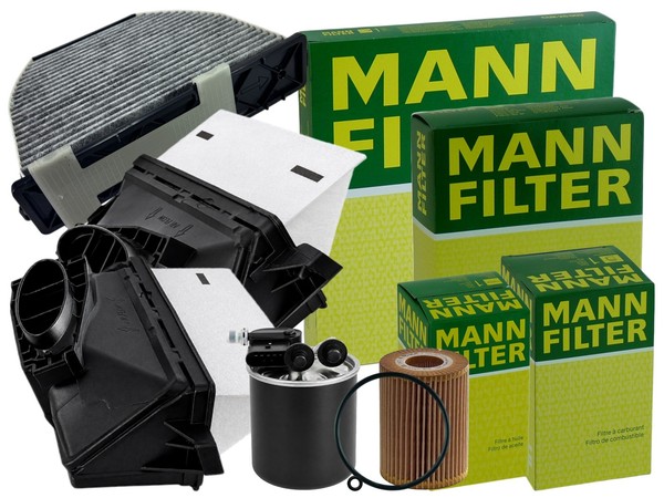 Mann Inspektionspaket E/C Klasse A/C207 W/S212 A/W204 CLS C/X218 GLK 300/350 CDI-image
