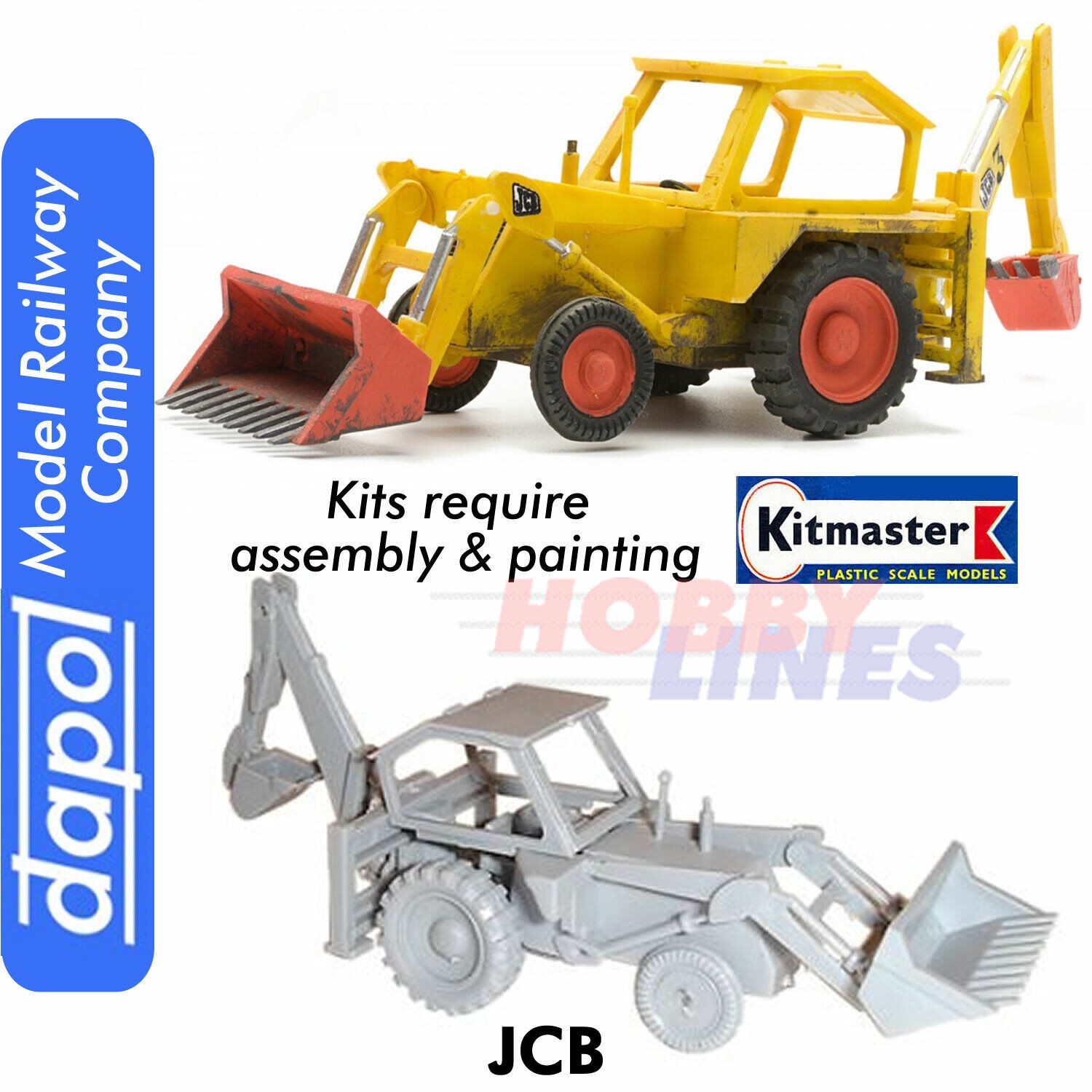 JCB KIT KitMaster scenery Kit Dapol OO Gauge Model Railway C045