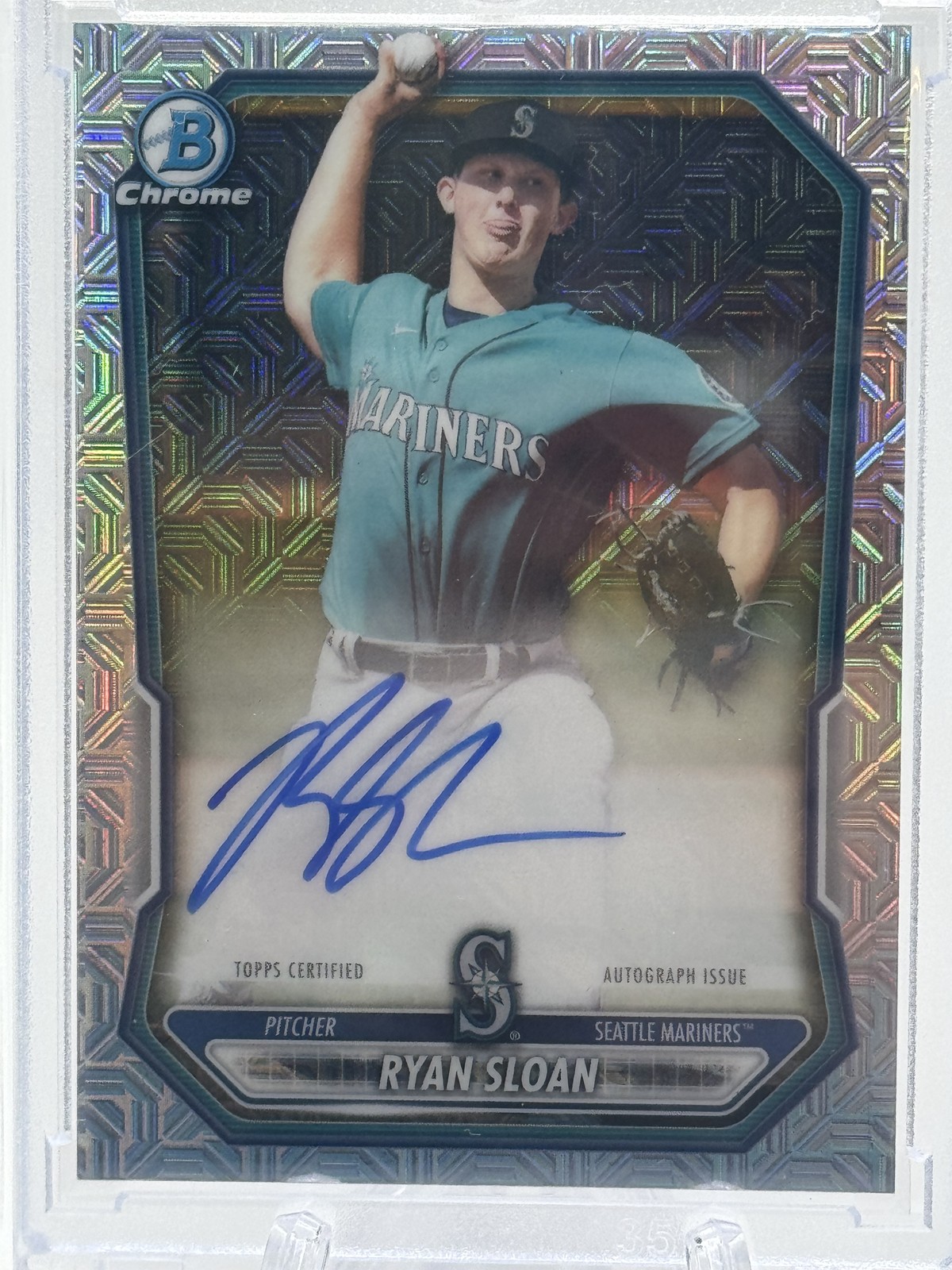 2026 Bowman #BMA-RS Ryan Sloan Chrome Mojo Prospect Autographs