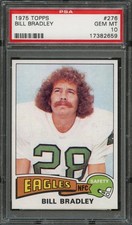 FB - 1975 - TOPPS - #276 - BILL BRADLEY - PSA 10 (GEM MINT)