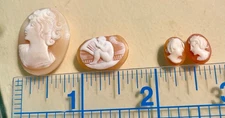 Set of Vintage Cameo Stones
