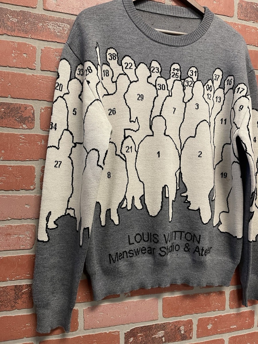 Size L - Louis Vuitton x Virgil Studio Jacquard Pullover | eBay