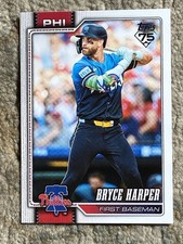 Topps 2026 Series 1 Bryce Harper #250 Phillies 75th Anniversary Base Card