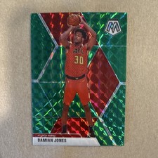 Panini Mosaic 2019-20 Damian Jones #34 Green Mosaic Prizm Atlanta Hawks NBA