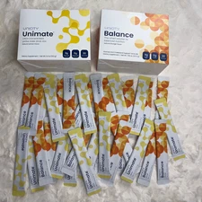 Unicity Unimate Lemon or Balance Orange Drink Mix Choose 5/10/15/20/30 Sticks