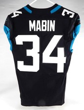 2020 Jacksonville Jaguars Greg Mabin #34 Game Issued Black Jersey 38 505