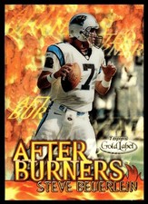 2000 Topps Gold Label After Burners Steve Beuerlein Carolina Panthers #A10