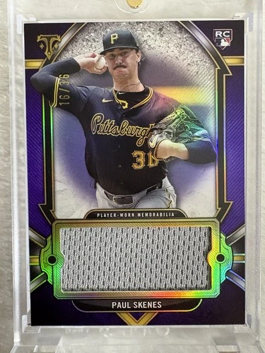2024 Topps Triple Threads Paul Skenes Relic 16/36 RC