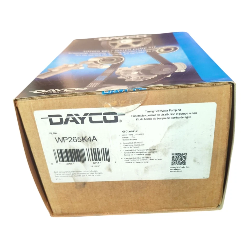 Correia dentada e bomba de água do motor Dayco WP265K4A para Jeep Wrangler Liberty 03-06 - Imagem 2 de 3