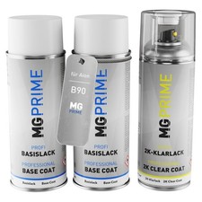 Autolack 2K Spraydosen Set für Aion B90 Huan Cai Zi PM Grund Basis 2K Klarlack