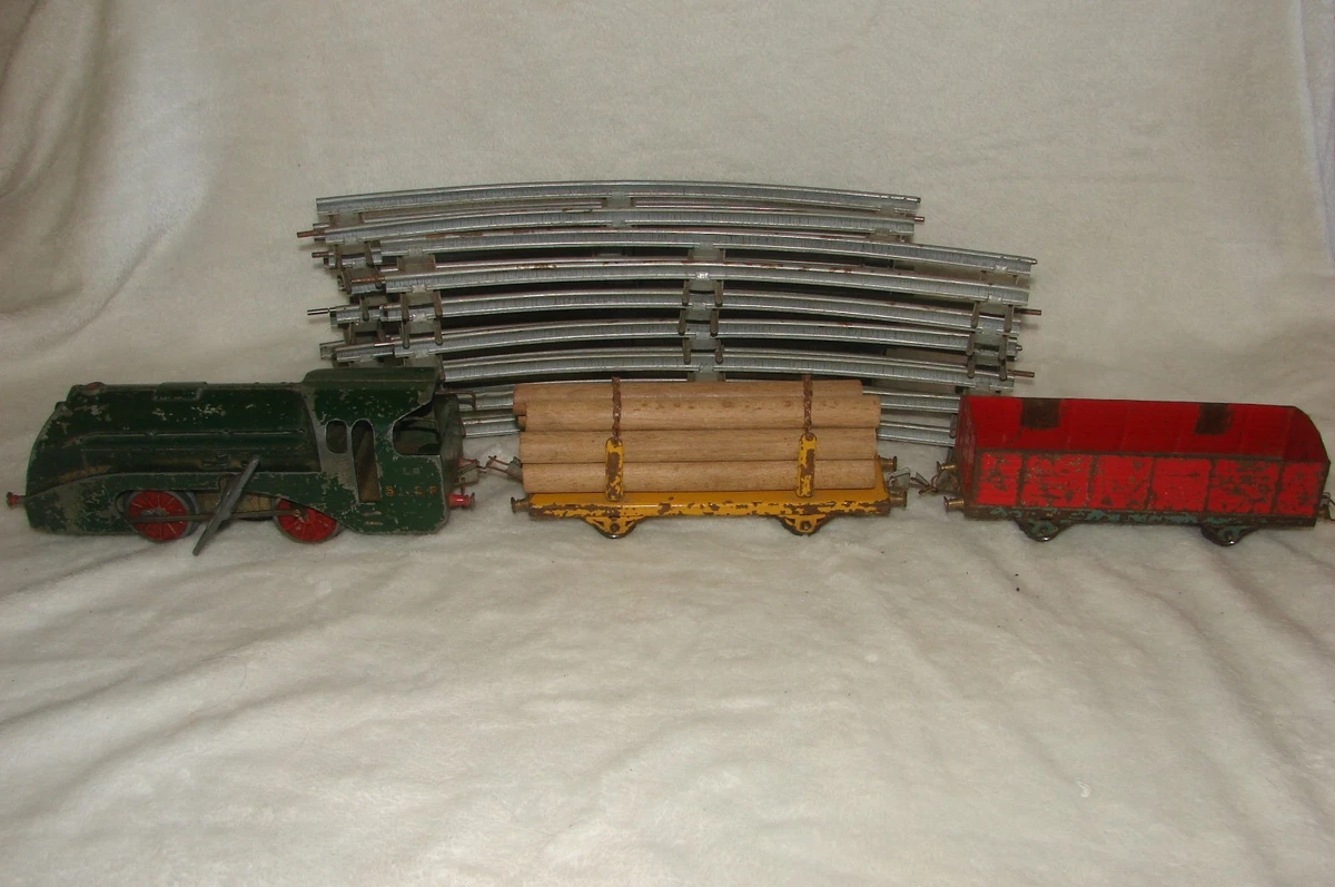 Signal De Voie LR (Louis Roussy) échelle Zéro – Acier Embouti, Vintage, Pour Train Miniature