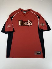 Majestic Arizona Diamondbacks Jersey Shirt Men&rsquo;s XL (Est) Red Black 2013