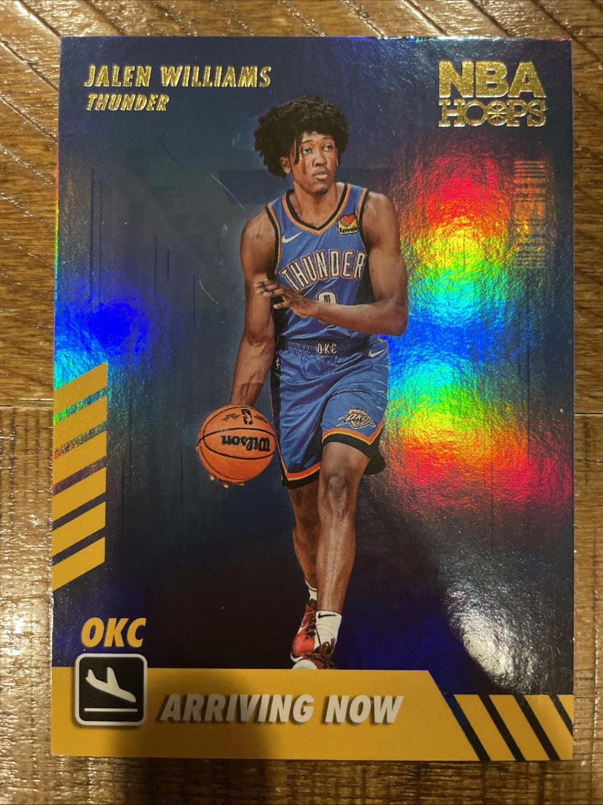 2022-23 Panini NBA Hoops - Arriving Now Jalen Williams #12 Holo (RC)
